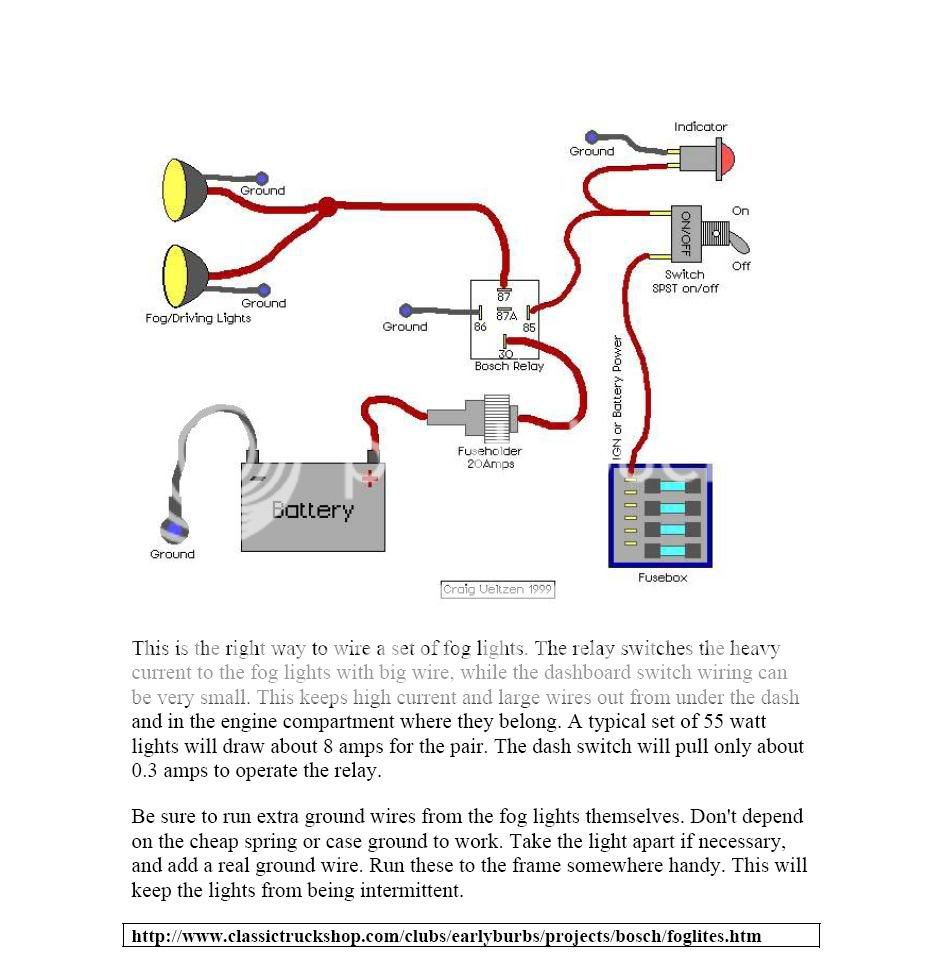 Fog Light Wiring Diagram With Relay - Database - Wiring  